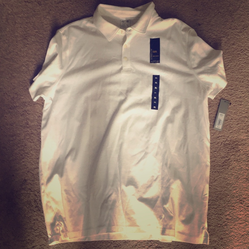 White Polo Shirt APT.9